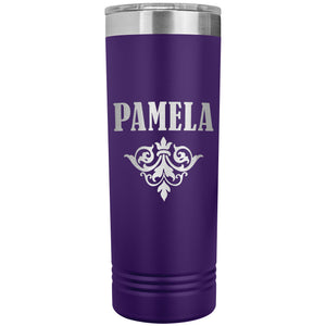 Pamela v01 - 22oz Insulated Skinny Tumbler
