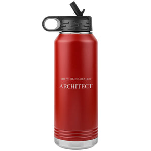 World's Greatest Architect v2 - 32oz Insulated Water Bottle
