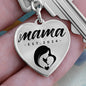 Mama, Est. 2024 - Heart Pendant Luxury Keychain