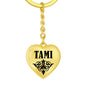 Tami v01 - Heart Pendant Luxury Keychain