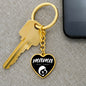 Mama, Est. 1997 v3 - Heart Pendant Luxury Keychain