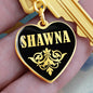 Shawna v02 - Heart Pendant Luxury Keychain
