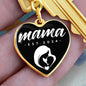 Mama, Est. 2024 v3 - Heart Pendant Luxury Keychain