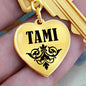 Tami v01 - Heart Pendant Luxury Keychain