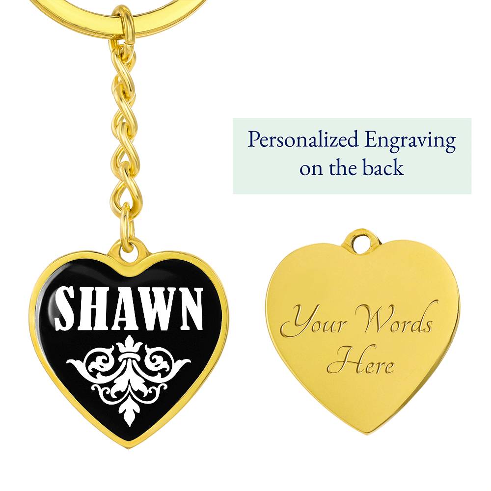 Shawn v03 - Heart Pendant Luxury Keychain