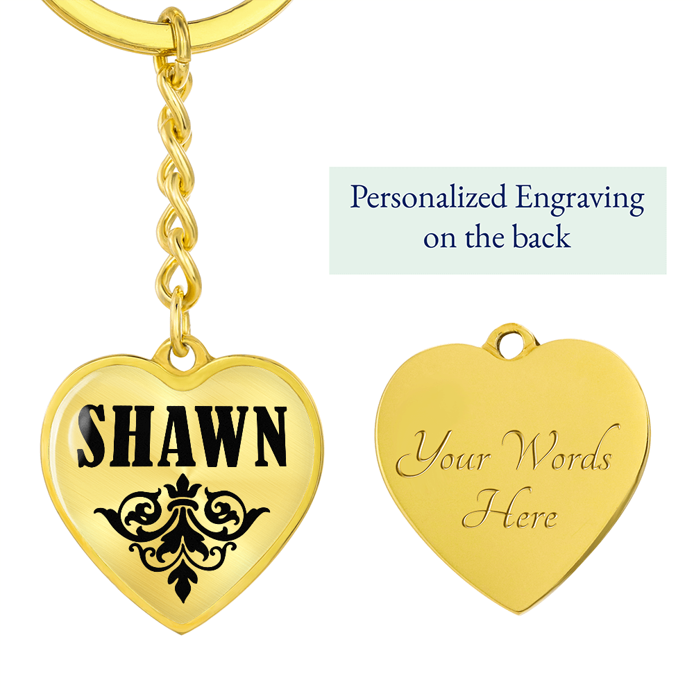 Shawn v01 - Heart Pendant Luxury Keychain