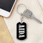 Aida v02 - Luxury Dog Tag Keychain