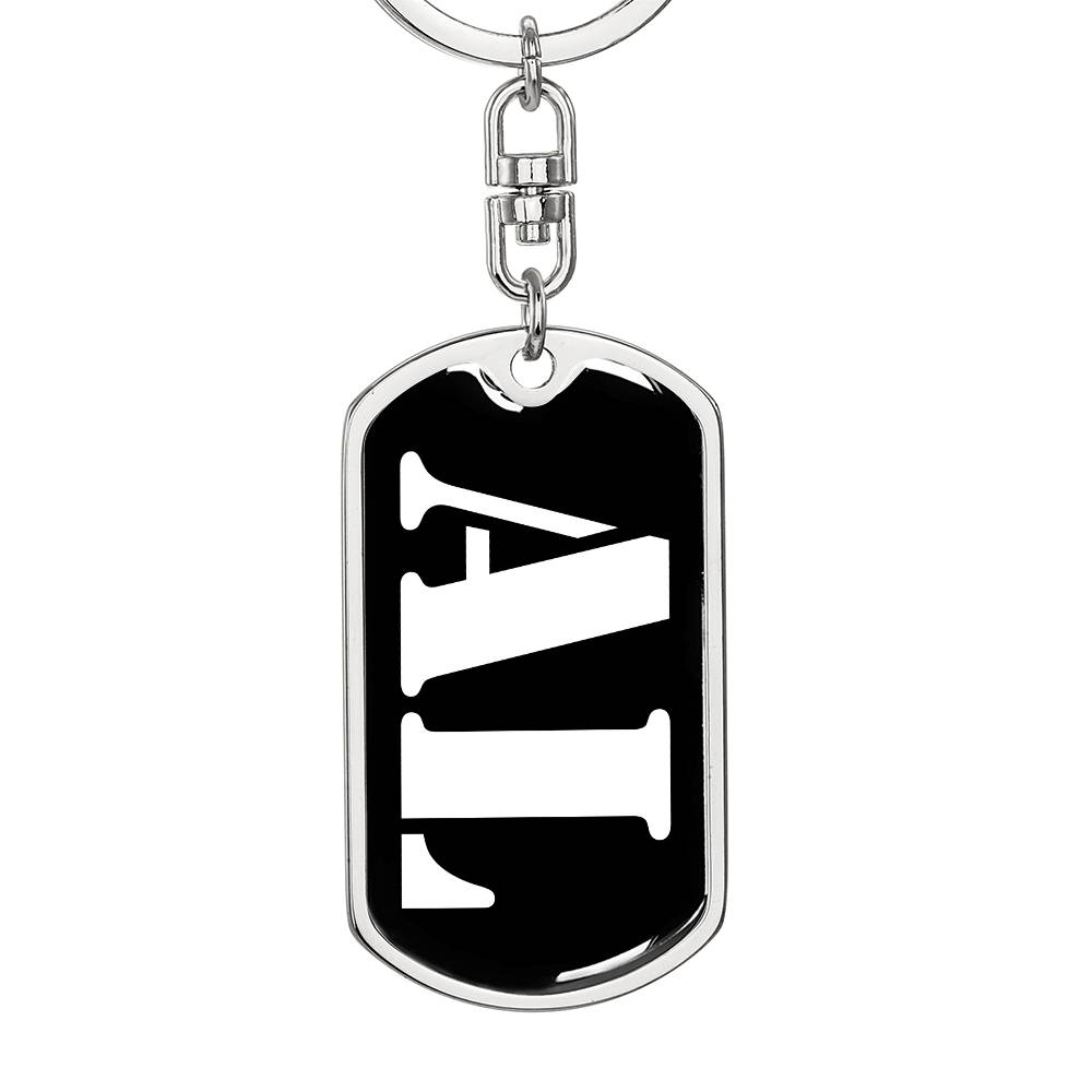 Al v2 - Luxury Dog Tag Keychain