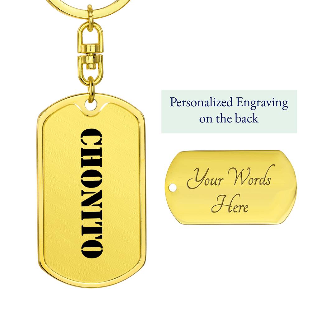 Chonito - Luxury Dog Tag Keychain