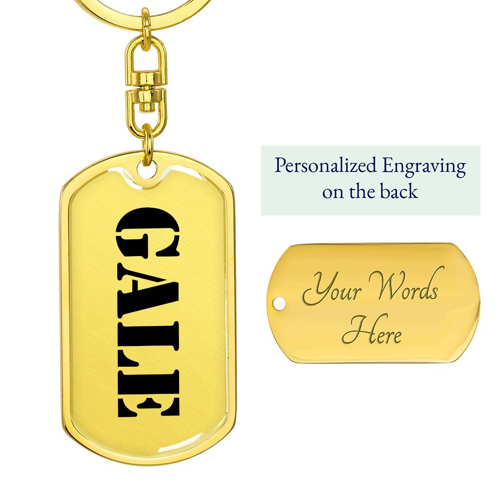 Gale - Luxury Dog Tag Keychain