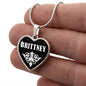 Brittney v03 - Heart Pendant Luxury Necklace