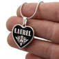 Laurel v02 - Heart Pendant Luxury Necklace