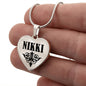 Nikki v01 - Heart Pendant Luxury Necklace
