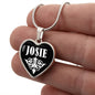 Josie v03 - Heart Pendant Luxury Necklace