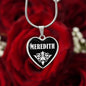 Meredith v03 - Heart Pendant Luxury Necklace