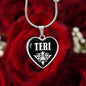 Teri v03 - Heart Pendant Luxury Necklace