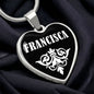Francisca v03 - Heart Pendant Luxury Necklace