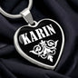 Karin v03 - Heart Pendant Luxury Necklace
