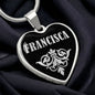 Francisca v02 - Heart Pendant Luxury Necklace