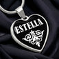 Estella v03 - Heart Pendant Luxury Necklace