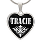 Tracie v03 - Heart Pendant Luxury Necklace
