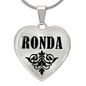 Ronda v01 - Heart Pendant Luxury Necklace