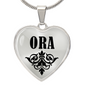 Ora v01 - Heart Pendant Luxury Necklace