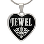Jewel v02 - Heart Pendant Luxury Necklace