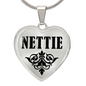 Nettie v01 - Heart Pendant Luxury Necklace