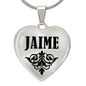 Jaime v01 - Heart Pendant Luxury Necklace