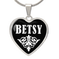 Betsy v03 - Heart Pendant Luxury Necklace
