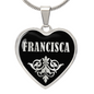 Francisca v02 - Heart Pendant Luxury Necklace