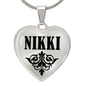 Nikki v01 - Heart Pendant Luxury Necklace