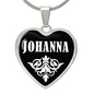 Johanna v03 - Heart Pendant Luxury Necklace