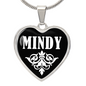 Mindy v03 - Heart Pendant Luxury Necklace