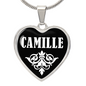 Camille v03 - Heart Pendant Luxury Necklace