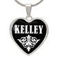 Kelley v03 - Heart Pendant Luxury Necklace