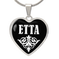 Etta v03 - Heart Pendant Luxury Necklace