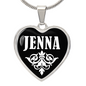 Jenna v03 - Heart Pendant Luxury Necklace