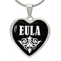 Eula v03 - Heart Pendant Luxury Necklace
