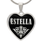 Estella v02 - Heart Pendant Luxury Necklace