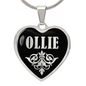 Ollie v02 - Heart Pendant Luxury Necklace