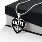 Cheri v03 - Heart Pendant Luxury Necklace