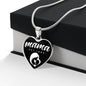 Mama, Est. 1985 v3 - Heart Pendant Luxury Necklace