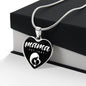 Mama, Est. 1987 v3 - Heart Pendant Luxury Necklace