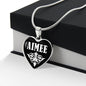 Aimee v03 - Heart Pendant Luxury Necklace