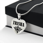 Trisha v01 - Heart Pendant Luxury Necklace