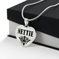 Nettie v01 - Heart Pendant Luxury Necklace