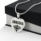 Adriana v01 - Heart Pendant Luxury Necklace
