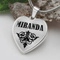 Miranda v01 - Heart Pendant Luxury Necklace